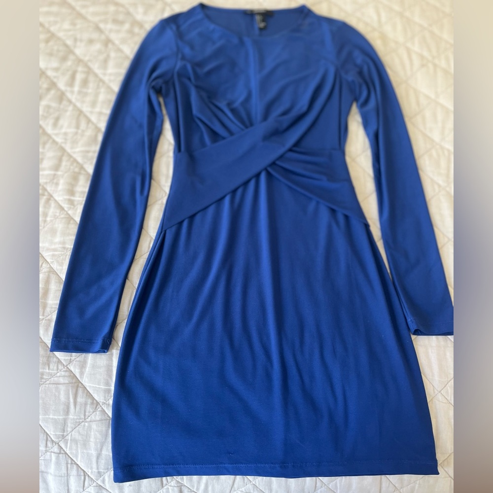 Forever 21 Long Sleeve Twist TIe BodyCon Dress